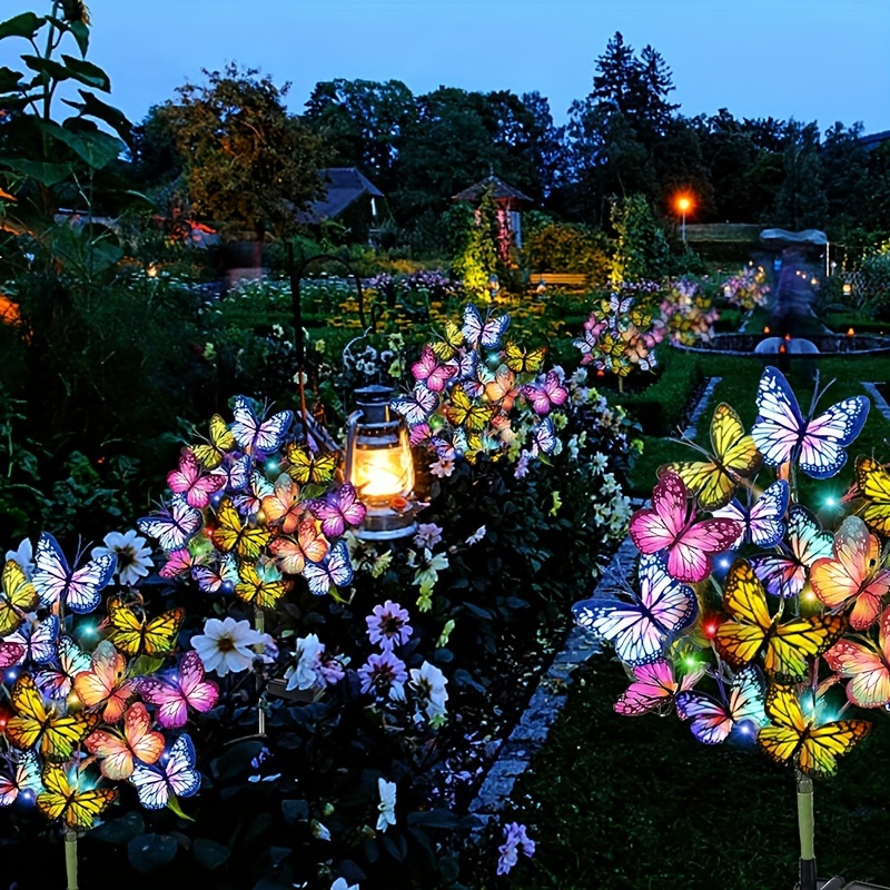 Outdoor Lighting Ground - Lampu Taman Kupu-kupu LED Surya Lampu