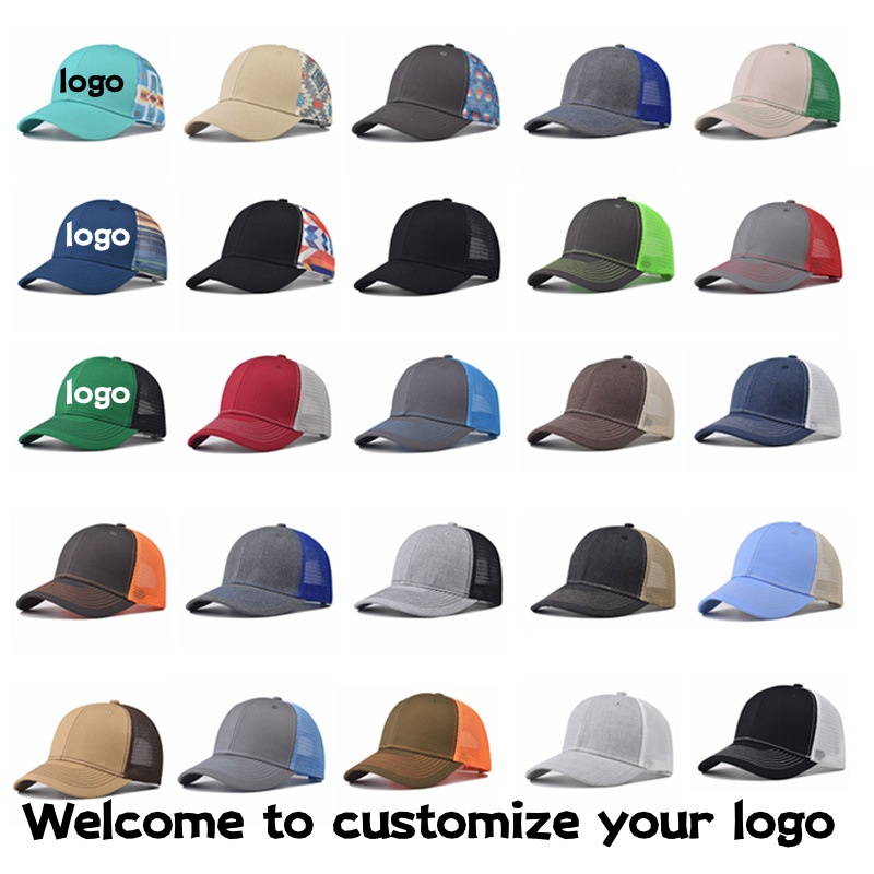 Outdoor Lighting Logo - Topi baseball warna geometris logo desain