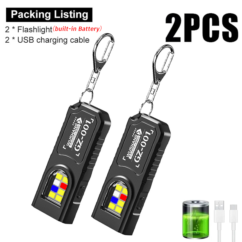 Outdoor Lighting For Camping - Senter Gantungan Kunci Multifungsi Senter Mini