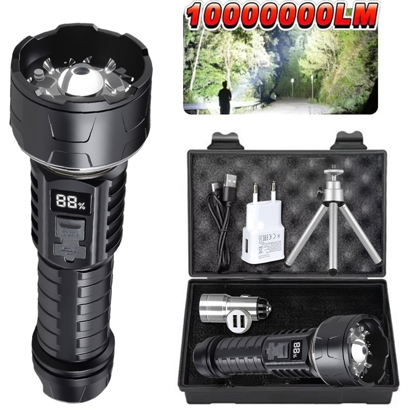 Outdoor Lighting Landscape - Senter LED COB Lentera Isi Ulang