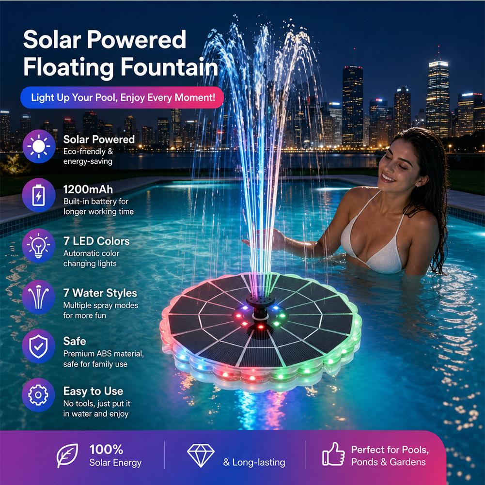 Outdoor Lighting Ground - Kit Pompa Air Mancur Tenaga Surya