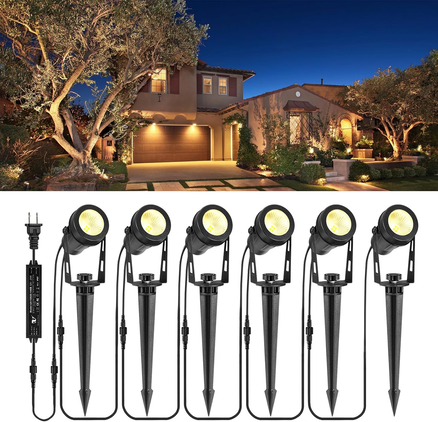 Outdoor Lighting Low Voltage - Lampu Lanskap Tegangan Rendah 6 Buah,