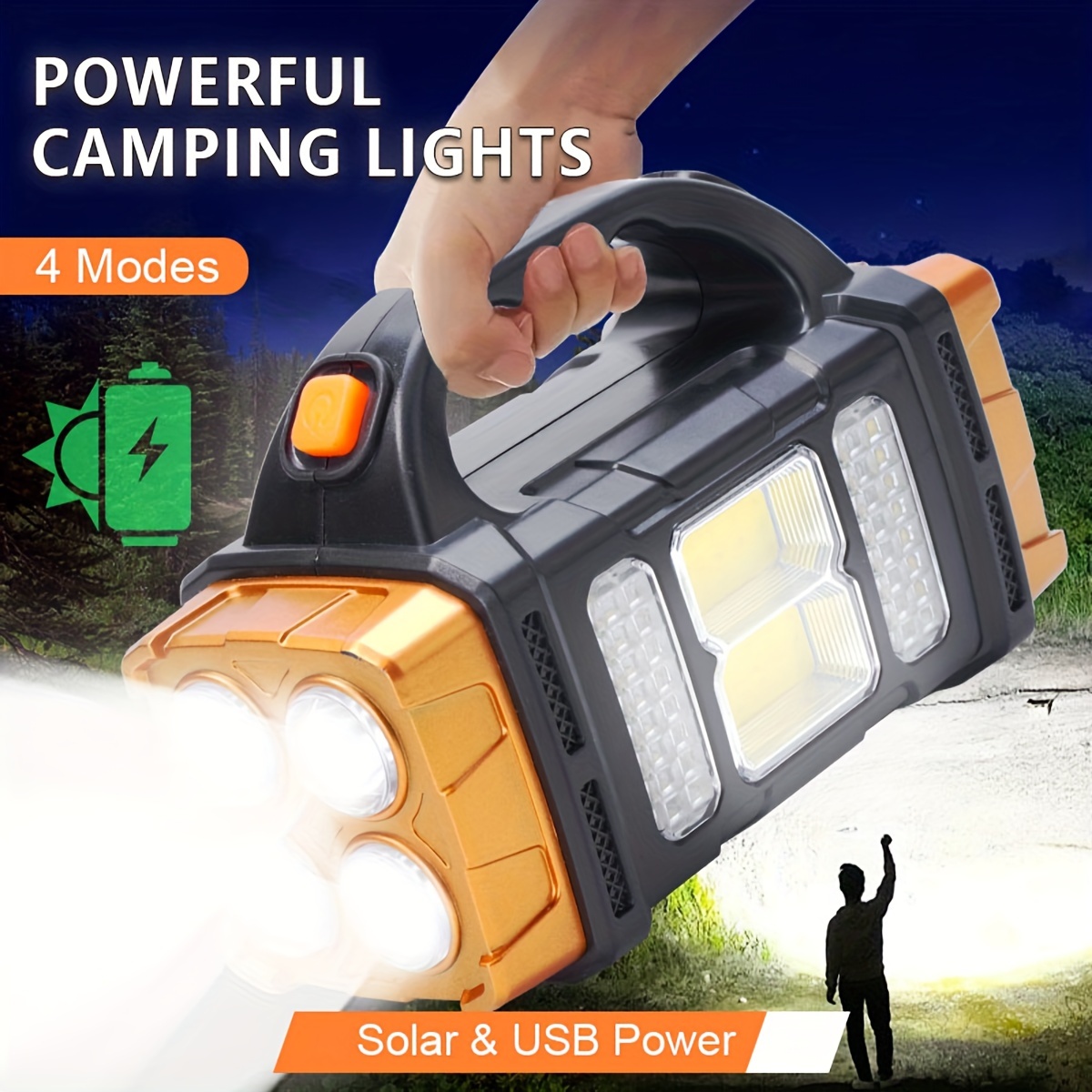 Outdoor Lighting Junction Box - Senter LED Tenaga Surya Daya Tinggi