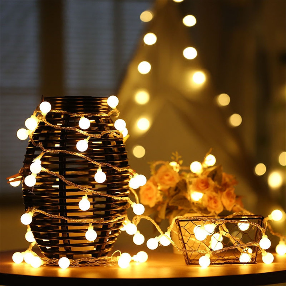 Lampu String Tenaga Surya/USB/ - Outdoor Lighting For Camping ulasan dan harga