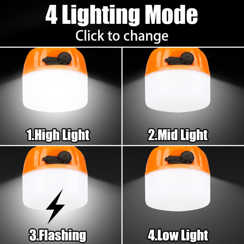 Lampu Kemah Mini Portabel 4 Mo - Outdoor Lighting For Camping ulasan dan harga