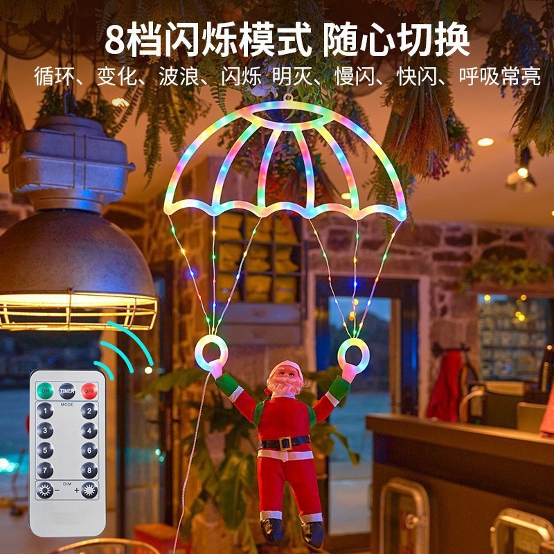 Lampu String LED Santa Parachu - Outdoor Lighting Wire ulasan dan harga