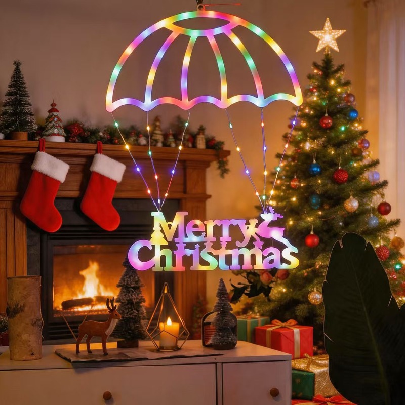 Lampu String LED Santa Parachu - Outdoor Lighting Wire ulasan dan harga