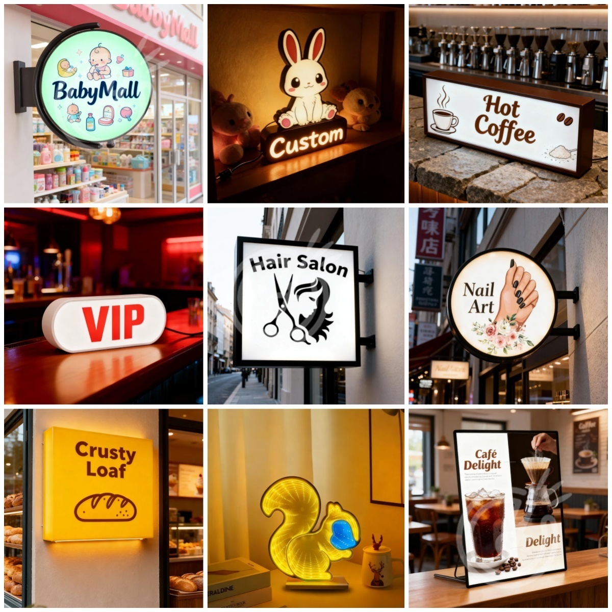 Papan Tanda Akrilik Custom, Hu - Outdoor Lighting Logo ulasan dan harga