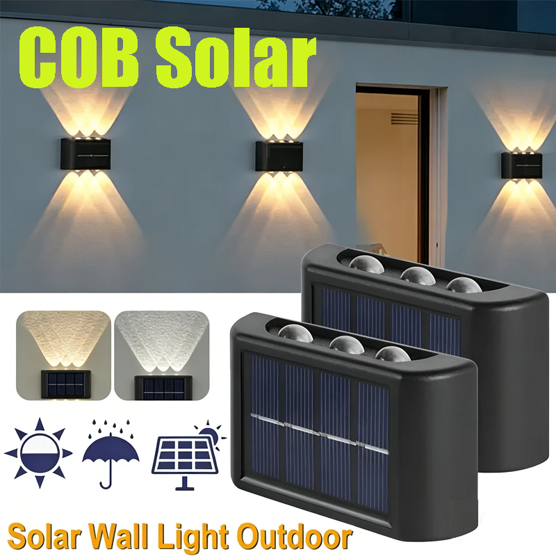 Lampu Dinding Tenaga Surya COB - Outdoor Lighting Landscape ulasan dan harga