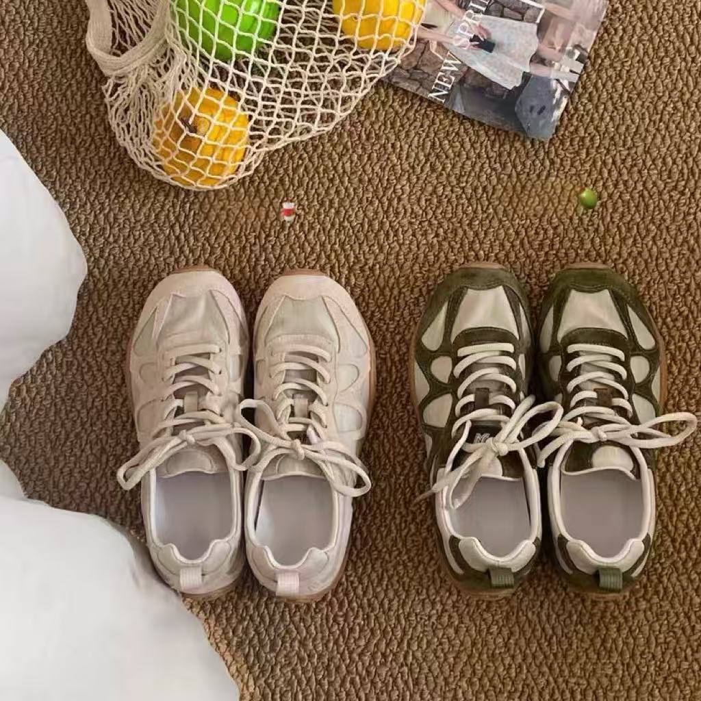 Sepatu Sneakers Vintage Patchw - Outdoor Lighting Round ulasan dan harga