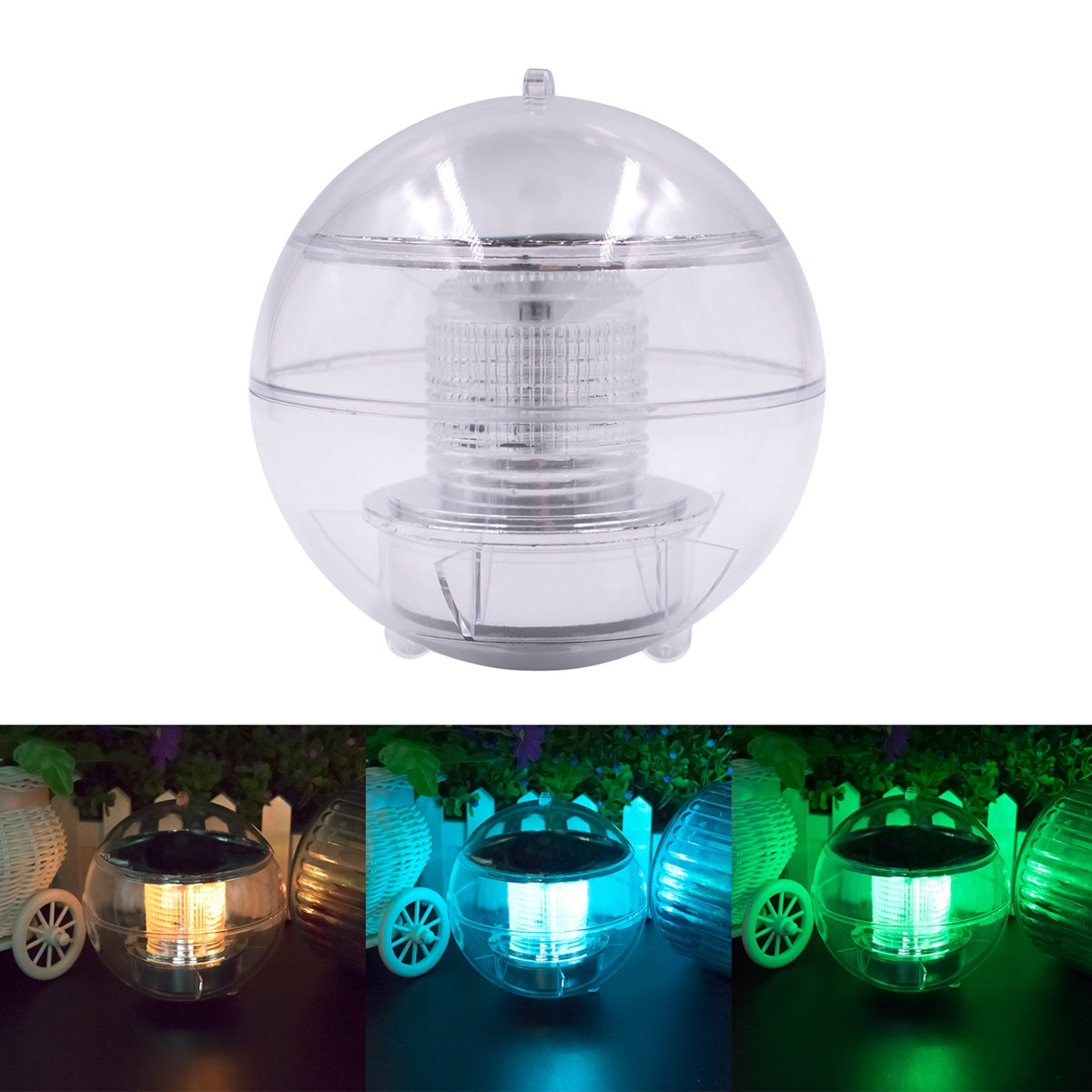 2 Buah Lampu Terapung Tenaga S - Color Changing Outdoor ulasan dan harga