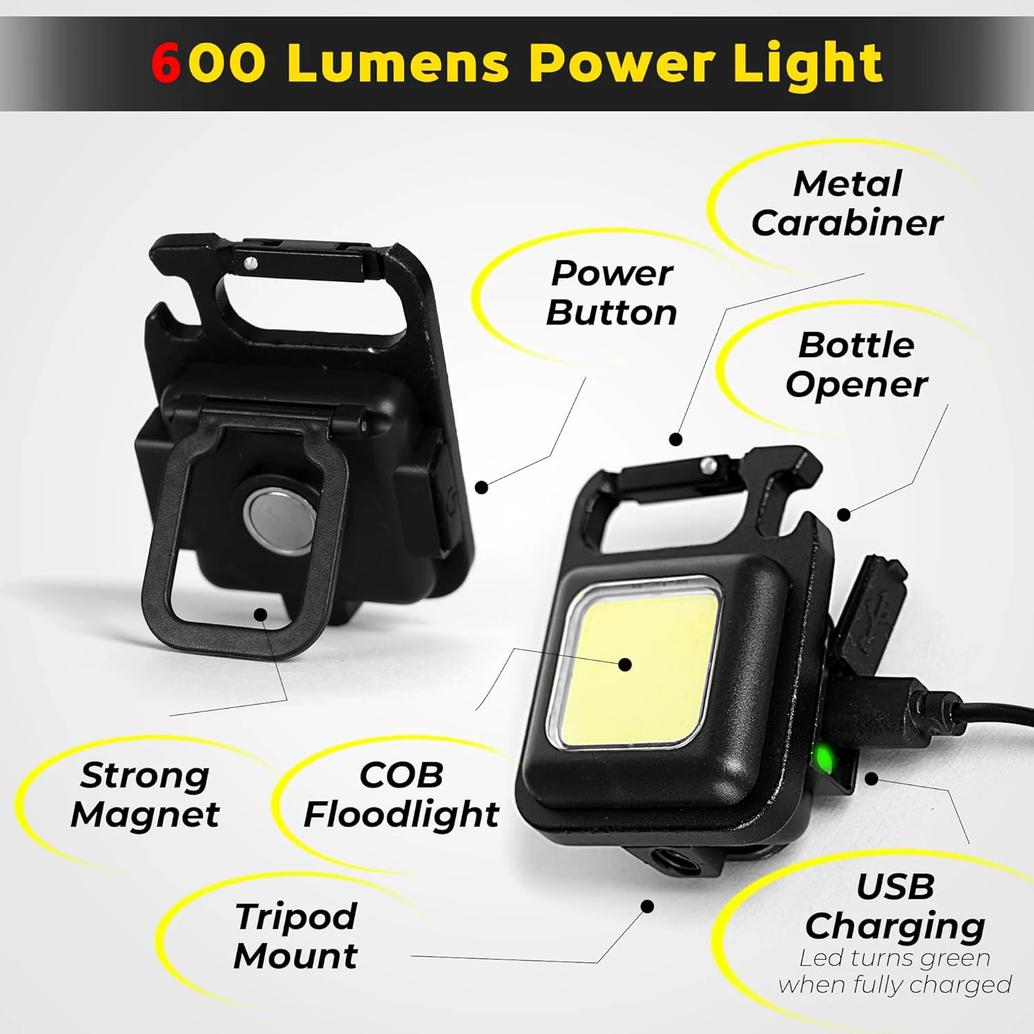 Lampu Gantungan Kunci Portabel - Outdoor Lighting For Camping ulasan dan harga