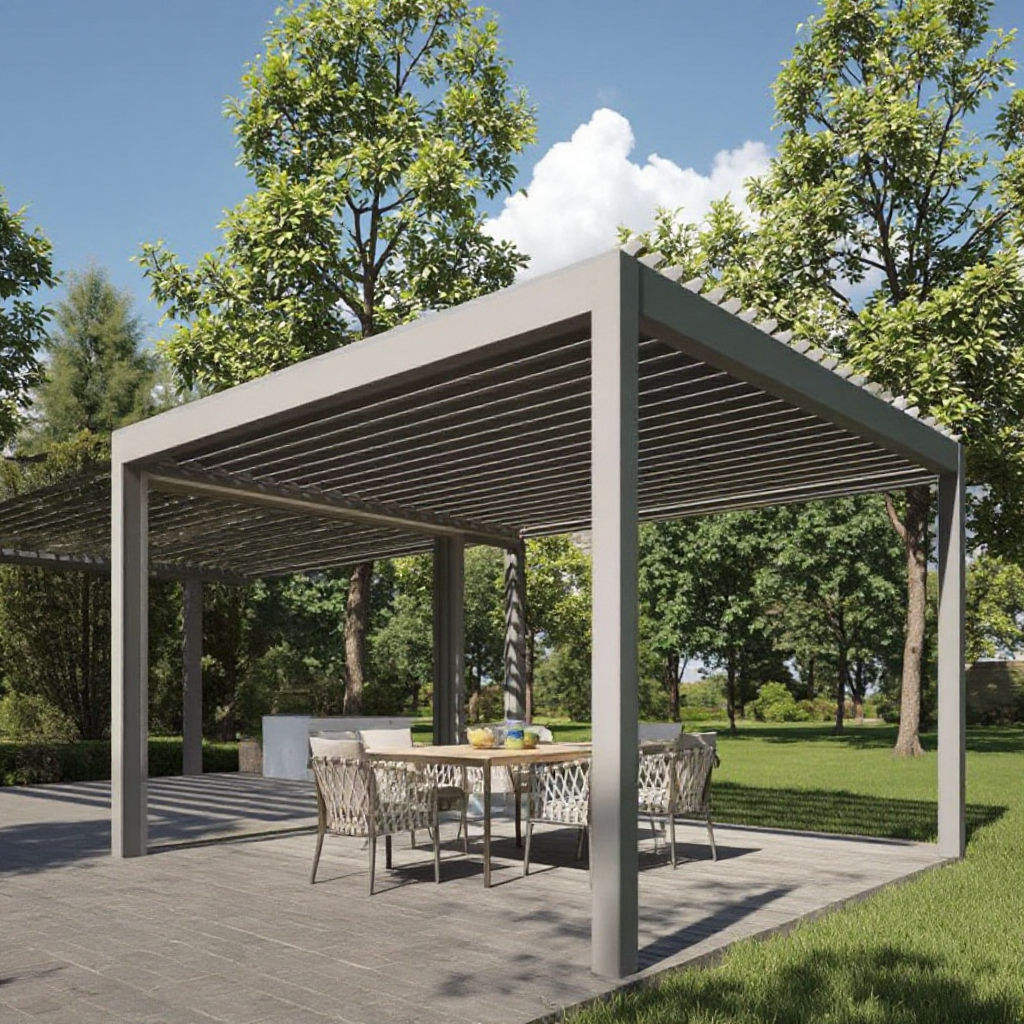 Paviliun Tahan Karat untuk Lua - Outdoor Lighting Gazebo ulasan dan harga