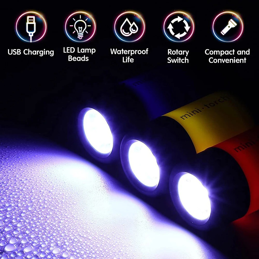 Senter Mini Camping Isi Ulang  - Outdoor Lighting Junction Box ulasan dan harga