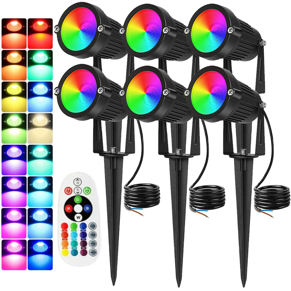Lampu Lanskap RGBW 10W dengan  - Outdoor Lighting Landscape ulasan dan harga