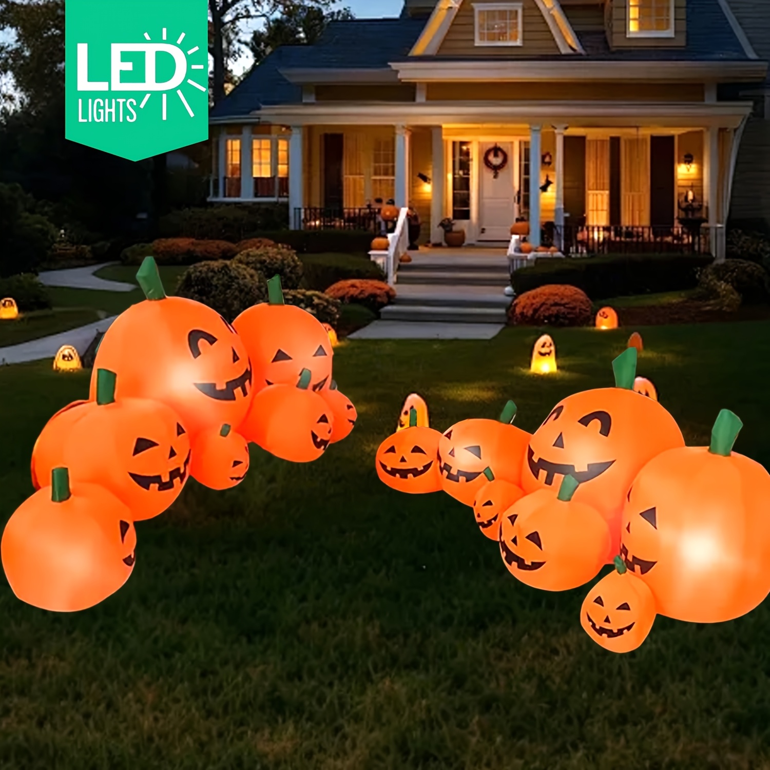 BARU! Dekorasi Labu Tiup Hallo - Outdoor Lighting Ground ulasan dan harga