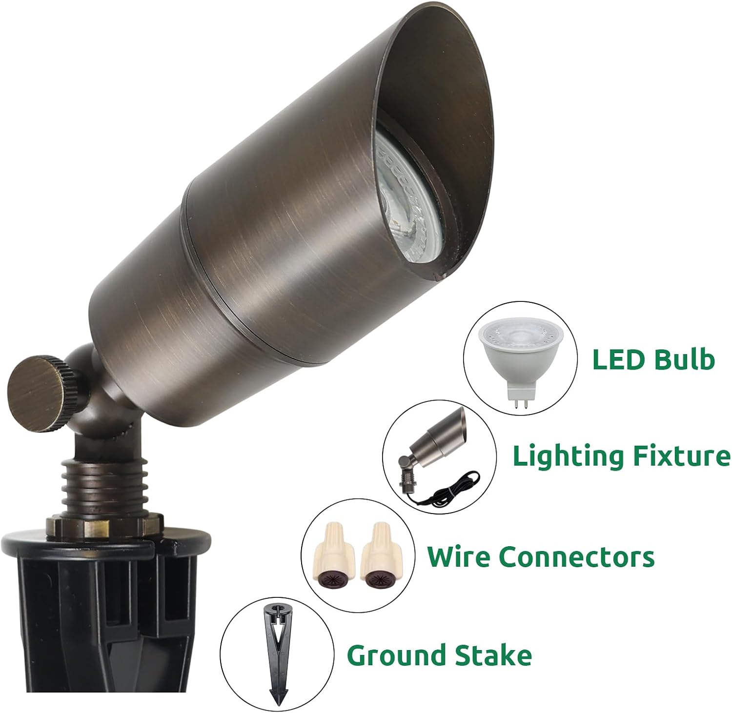 Lampu Sorot LED Kuningan Solid - Outdoor Lighting Low Voltage ulasan dan harga