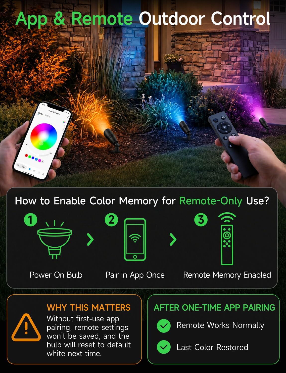 Lampu Sorot Lanskap Luar Ruang - Color Changing Outdoor ulasan dan harga