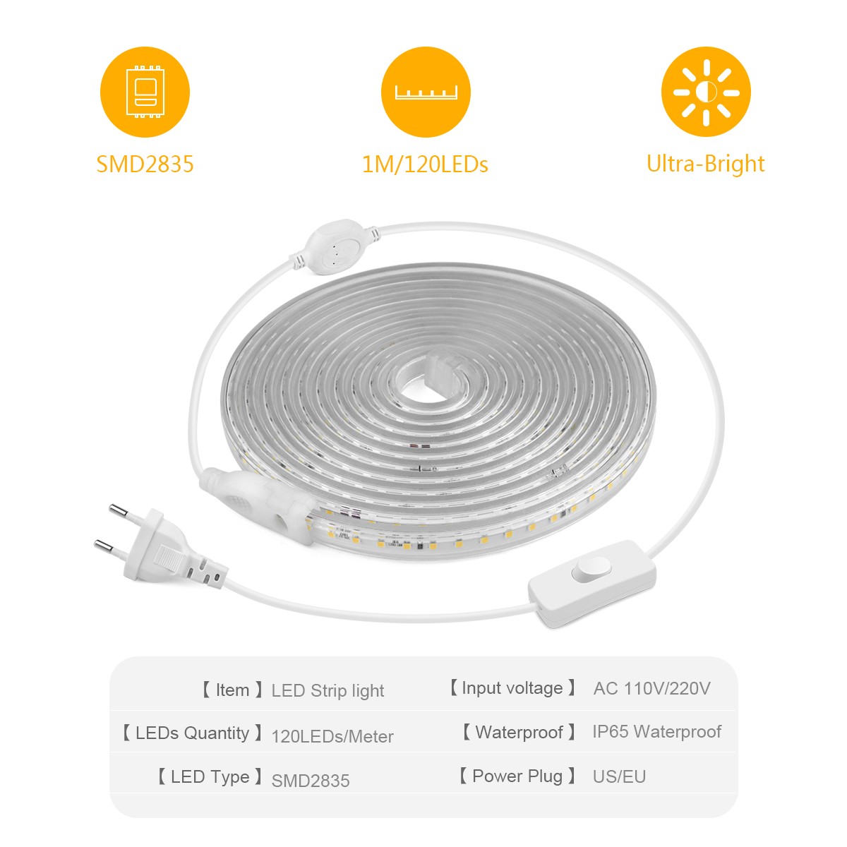 Lampu Strip LED Terang Tinggi  - Outdoor Lighting Strip ulasan dan harga