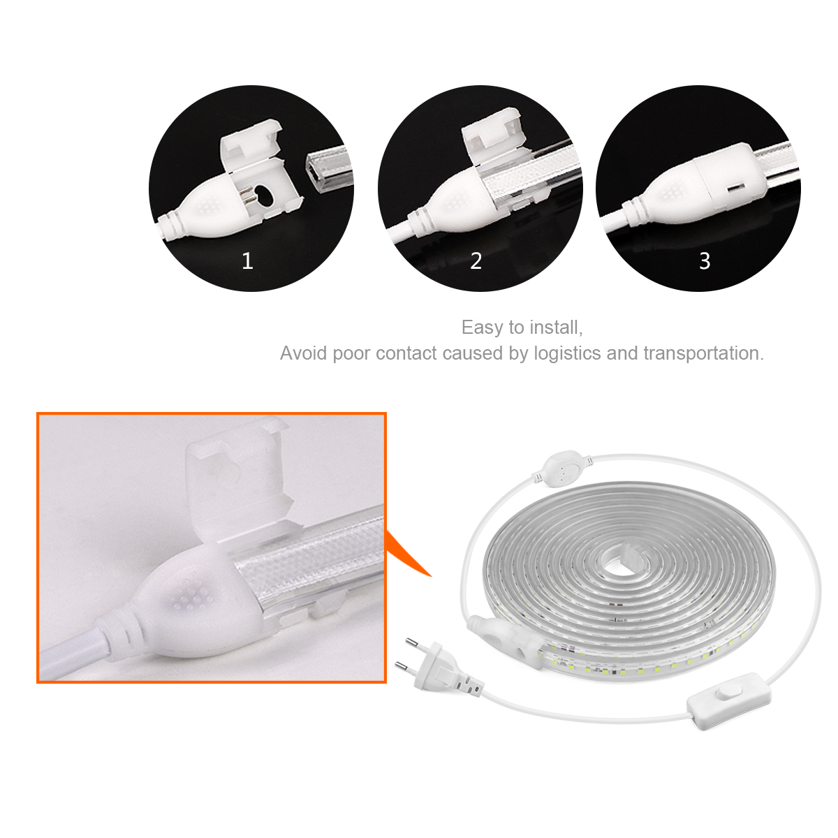 Lampu Strip LED Terang Tinggi  - Outdoor Lighting Strip ulasan dan harga
