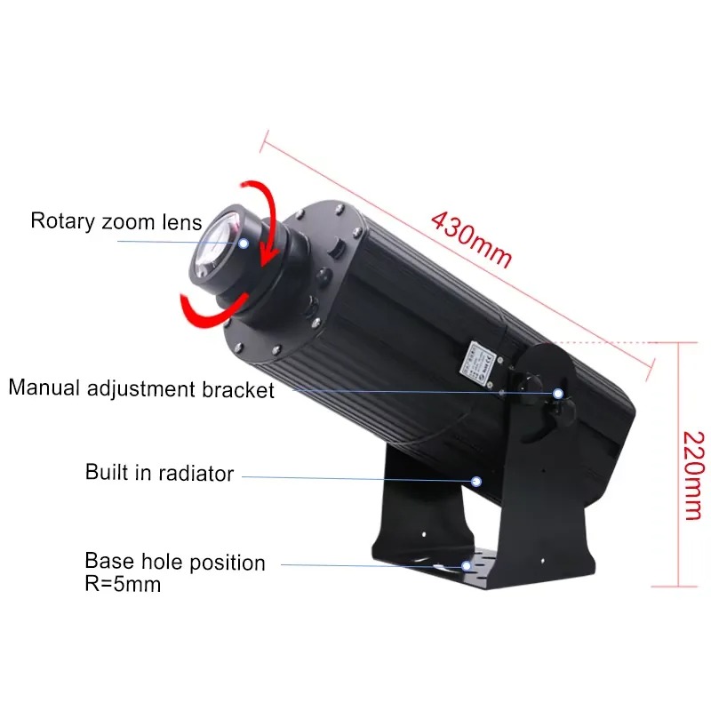 Proyektor Gobo Yufan 200w untu - Outdoor Lighting Logo ulasan dan harga