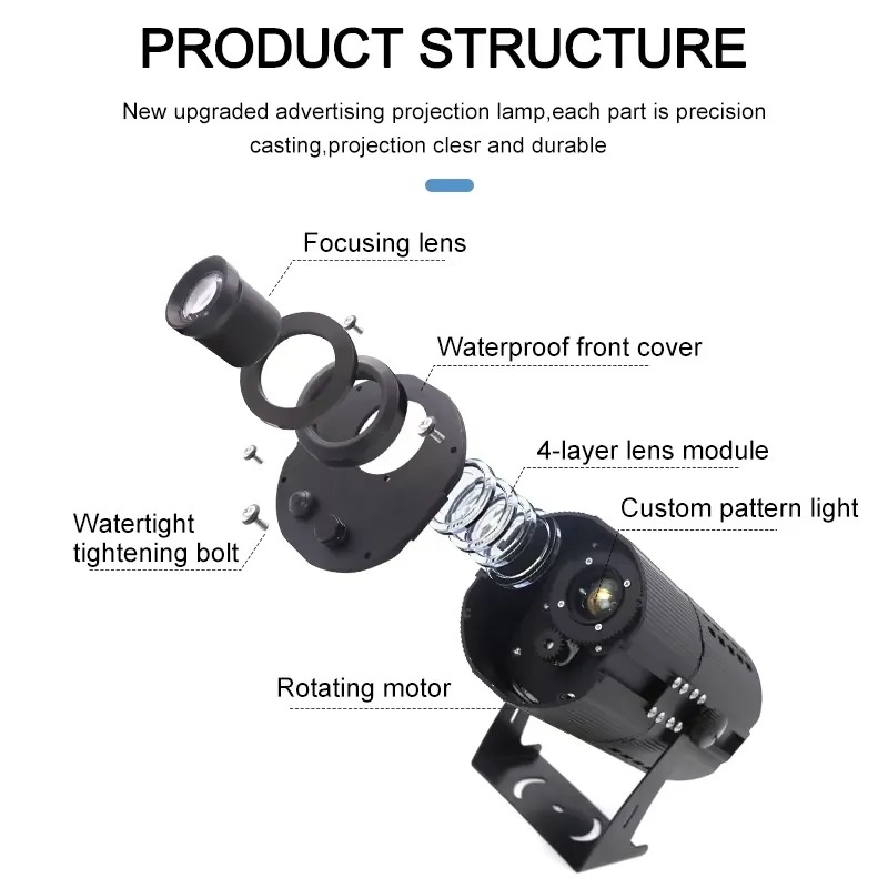 Proyektor Gobo Yufan 200w untu - Outdoor Lighting Logo ulasan dan harga