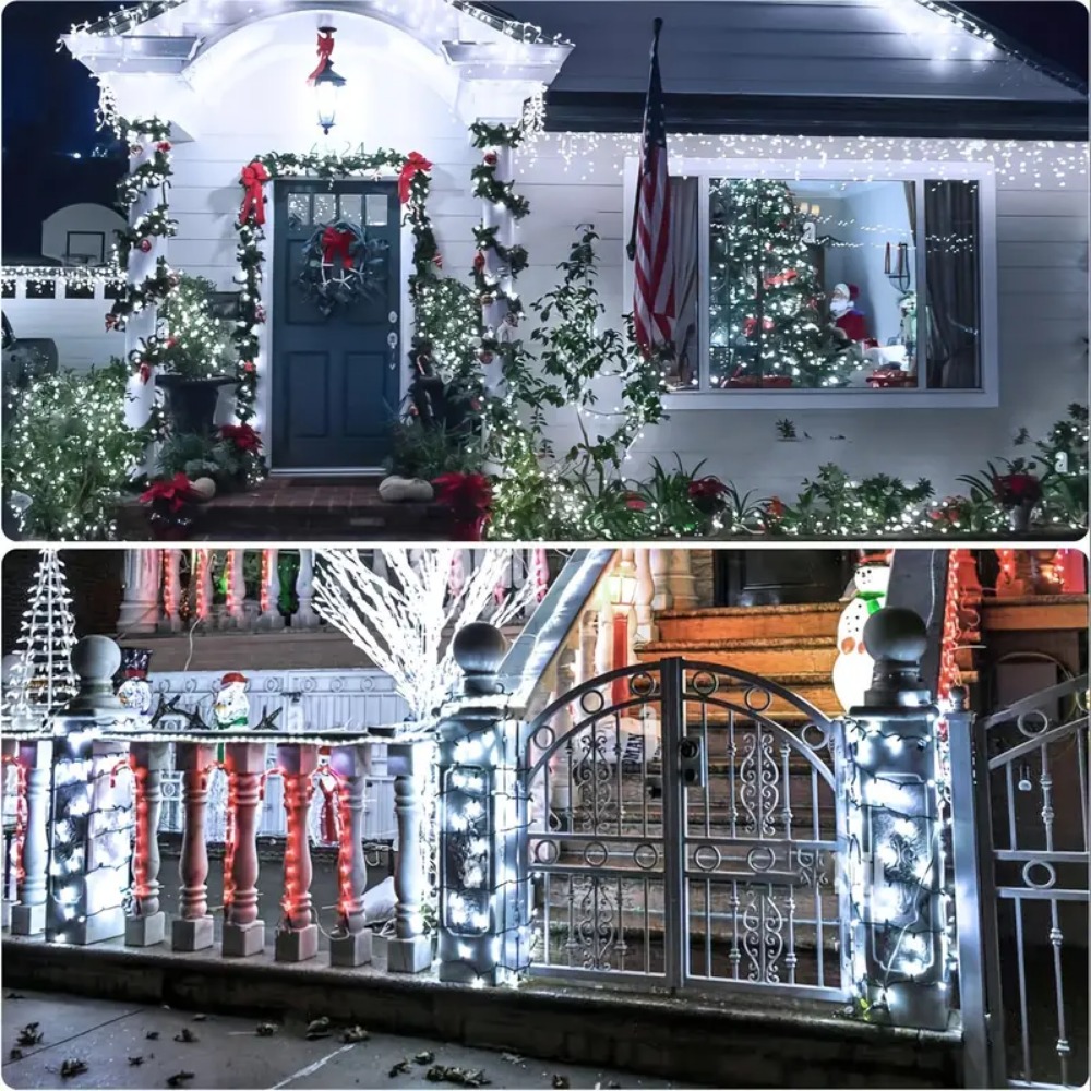 Lampu tali luar ruangan tenaga - Outdoor Lighting Under Pergola ulasan dan harga