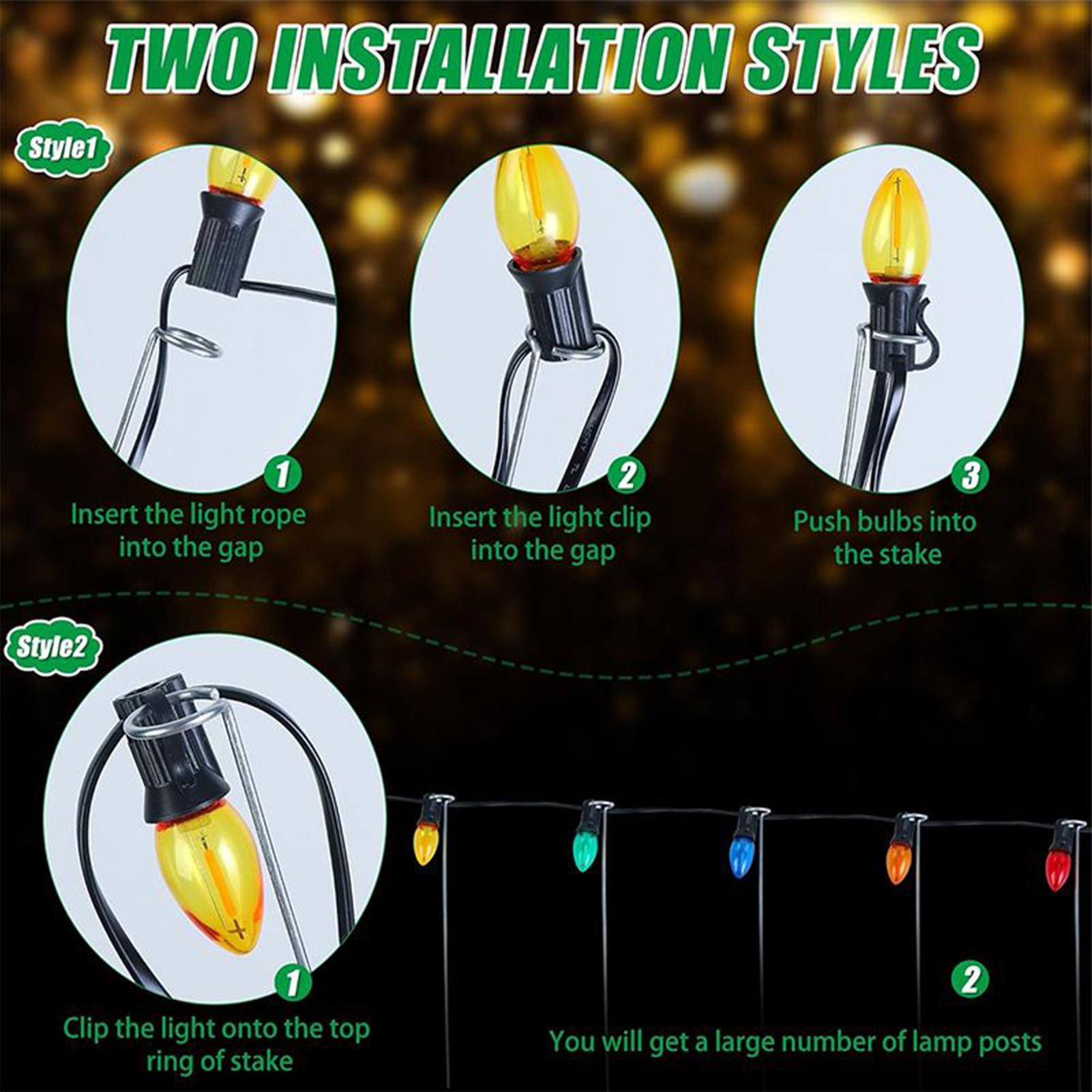 Lampu Natal Tiang Tanam 12-Inc - Outdoor Lighting Ground ulasan dan harga