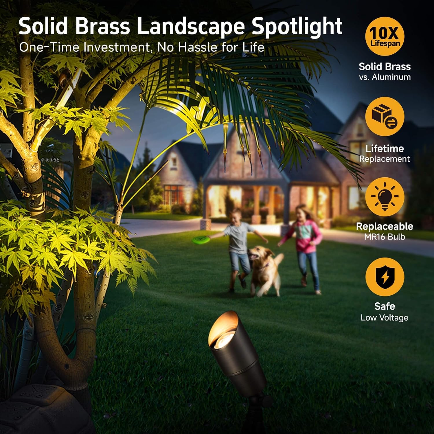 Lampu Lanskap Kuningan Luar Ru - Outdoor Lighting Wire ulasan dan harga